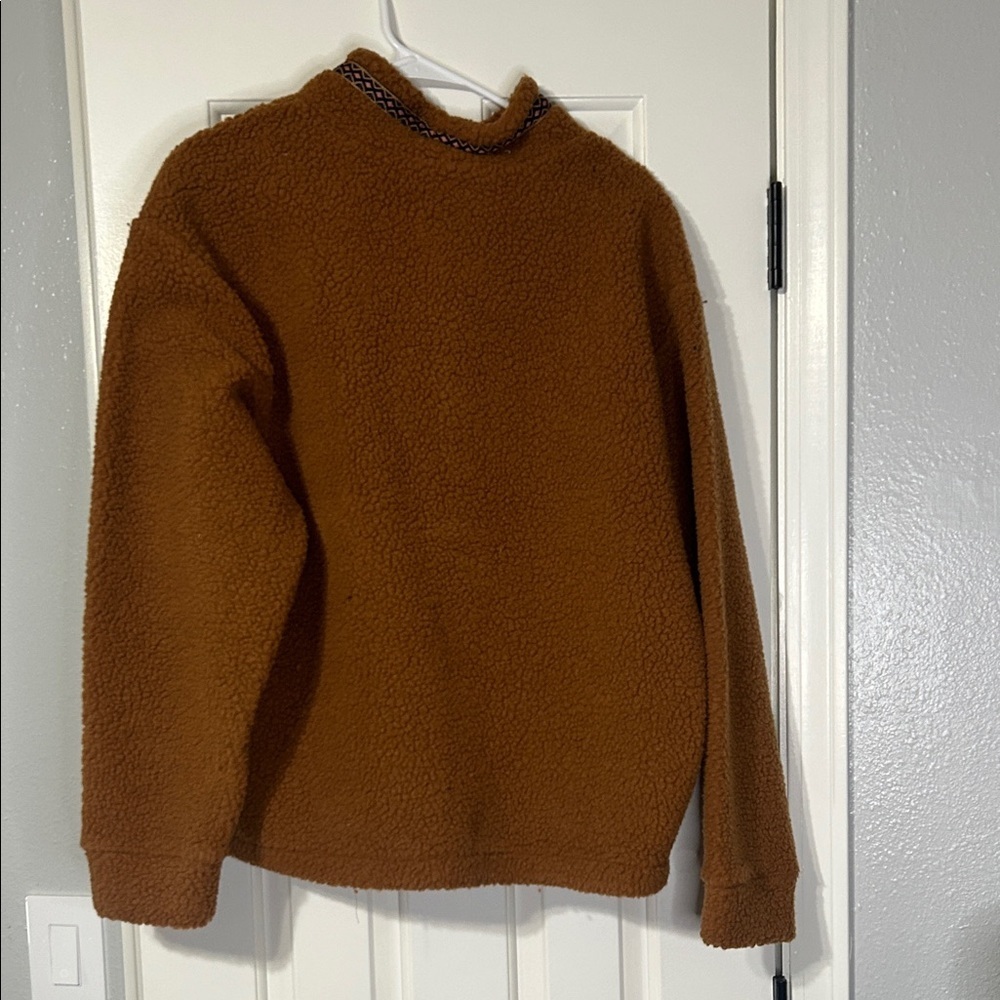 Alpine Design Brown Sherpa Pullover - Picture 5 of 7